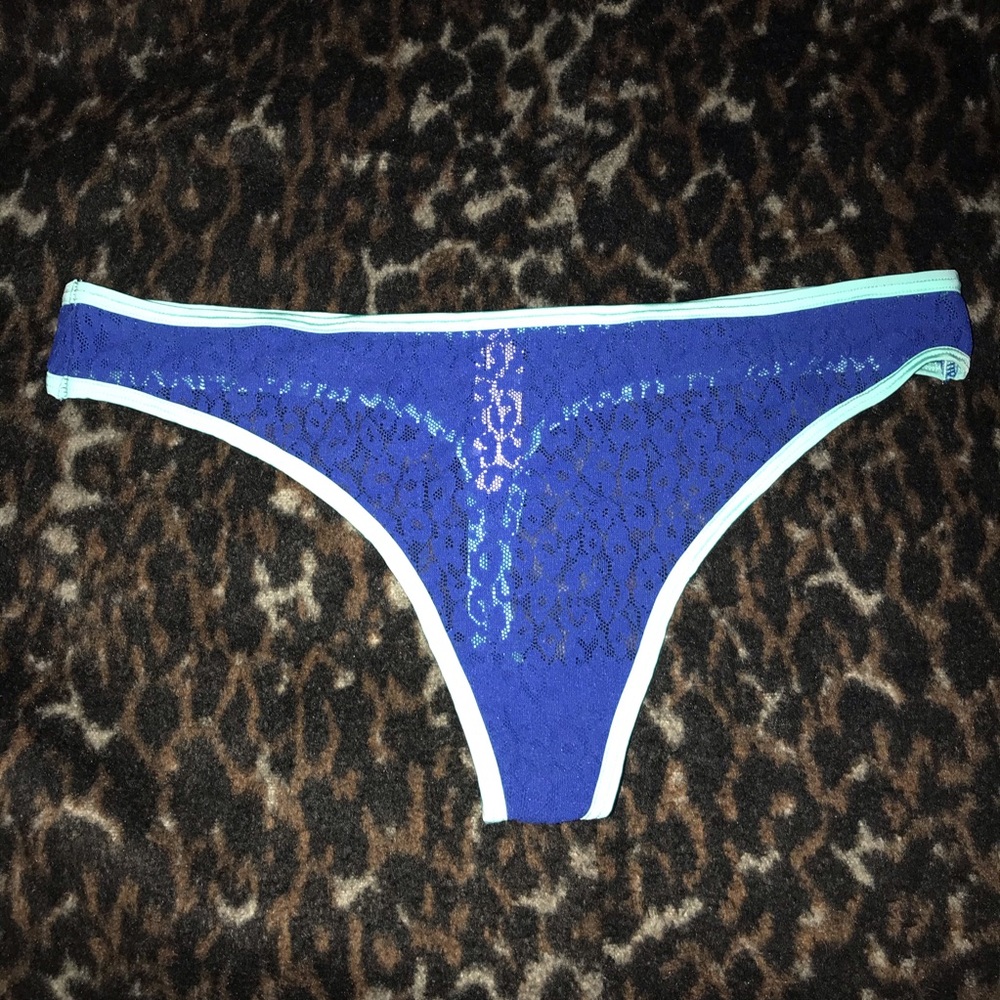 Blue thong